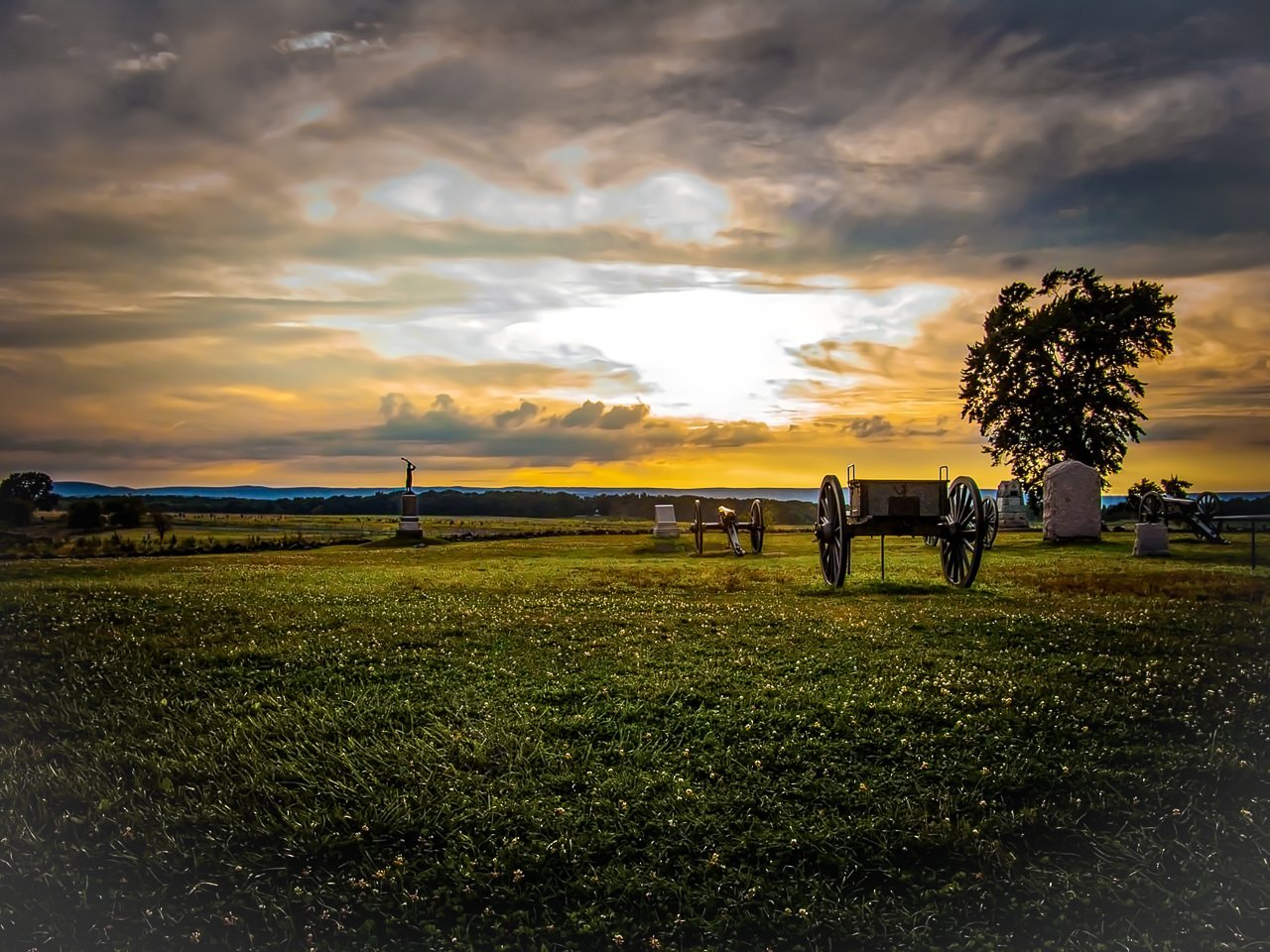 Digital Download Gettysburg Sunset LIC