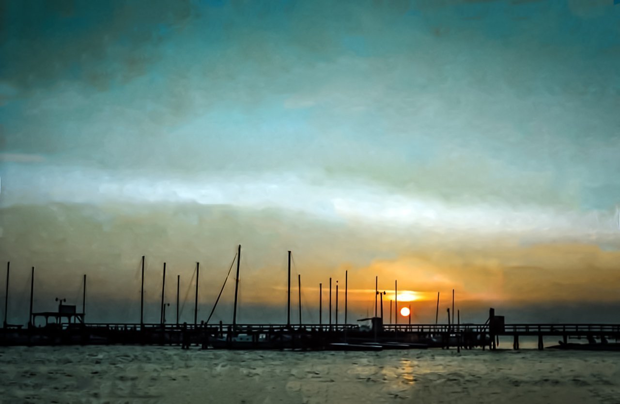 Digital Download Harbor Sunset LIC JaiGieEse PhotoArt