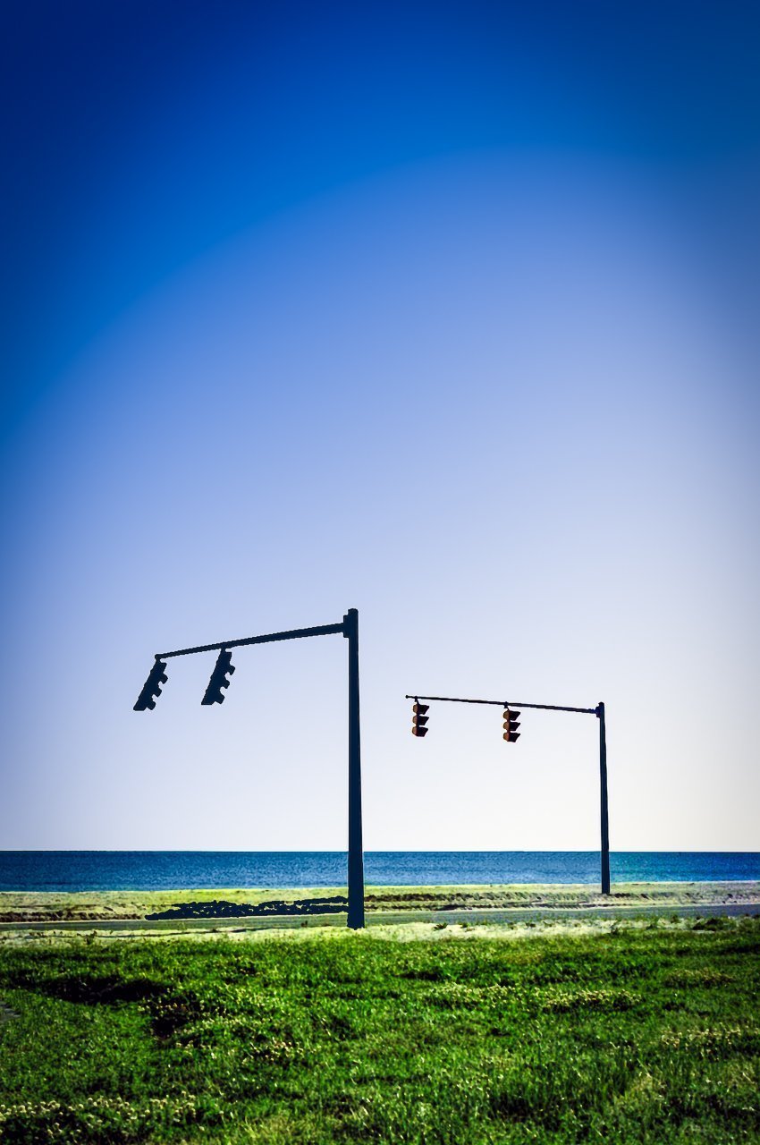 Digital Download Windblown Traffic Lights LIC JaiGieEse PhotoArt